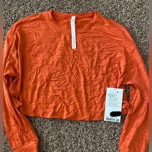 Lululemon Muscle Love LS *Tiger Mesh